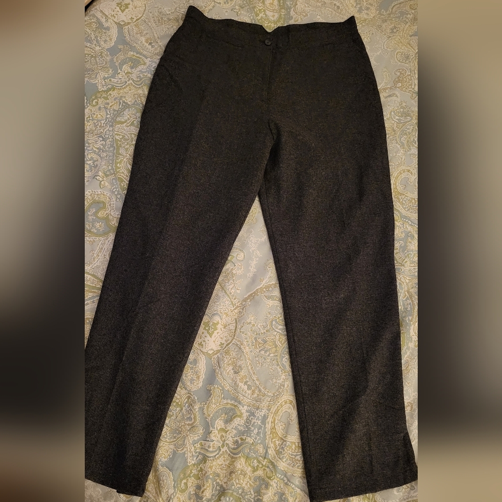 WOOLRICH CHARCOAL FLANNEL PANTS - Picture 2 of 9